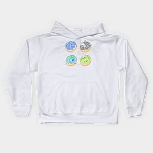 Halloween movie donuts Kids Hoodie